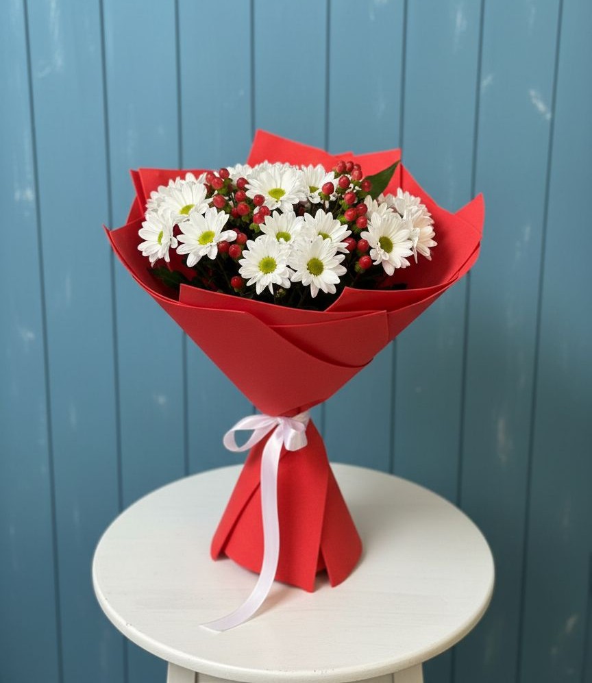 Букет цветов из: Хризантемы в Москаленках