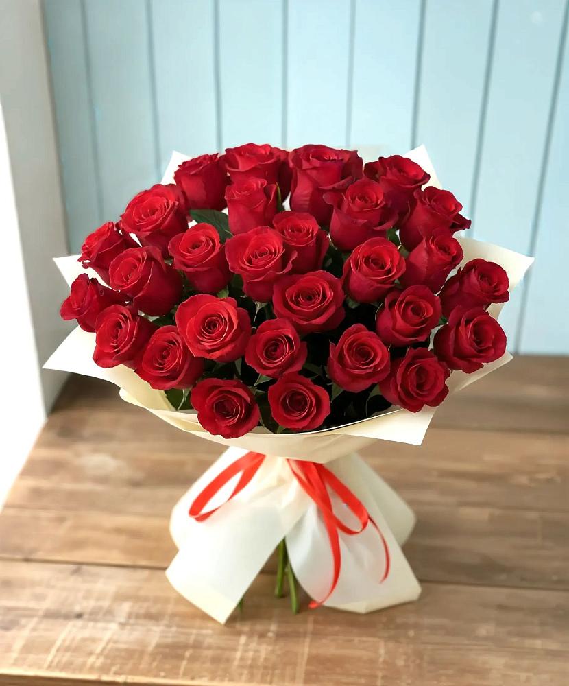 Букет 29 Красных роз в Москаленках
