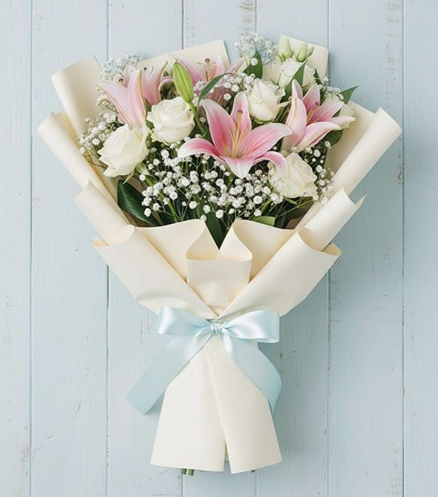 Букет цветов из: Лилии в Москаленках