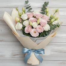 Букет цветов из:  Лизиантусы #REPLACE_PRED# Москаленках