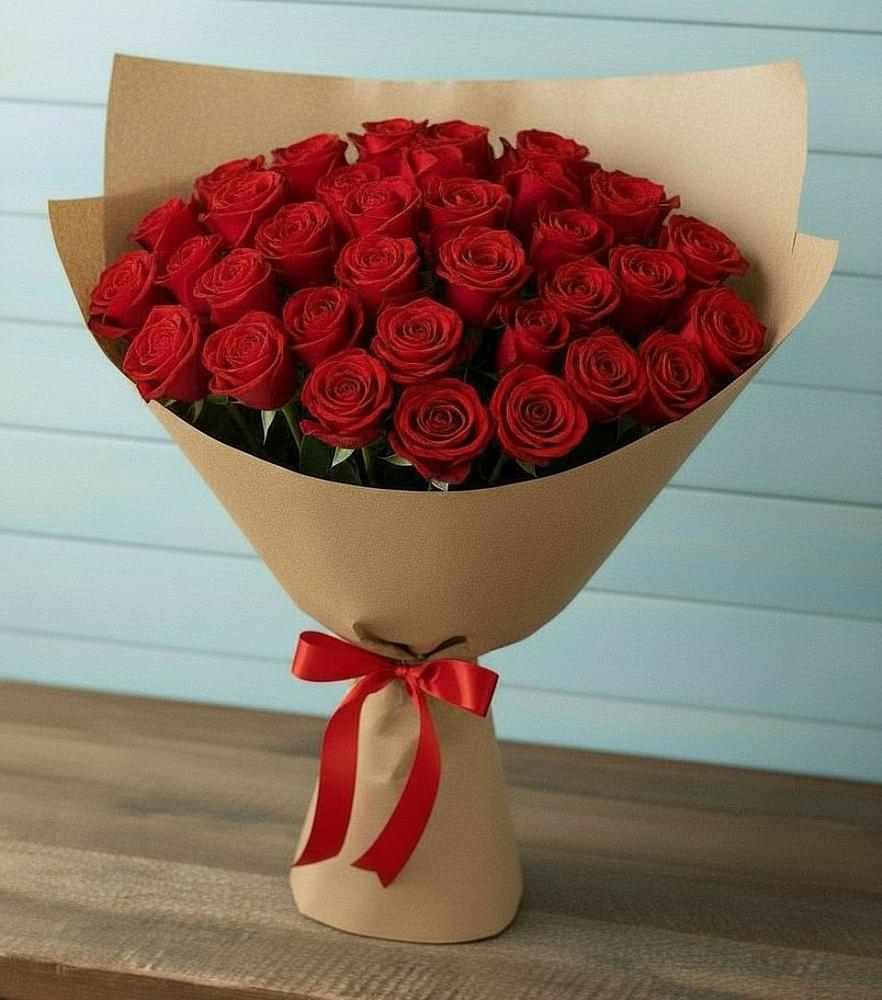 Букет Красные розы Милано в Москаленках