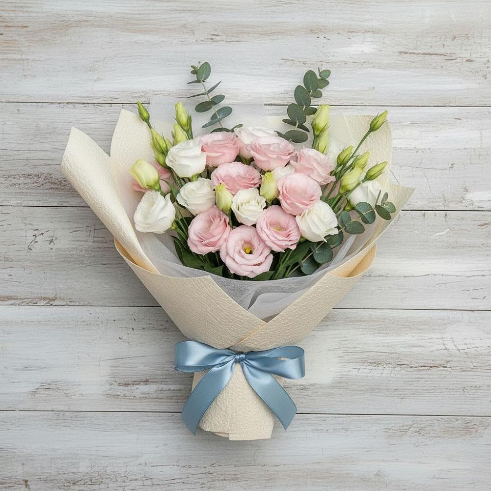 Букет цветов из: Лизиантусы в Москаленках